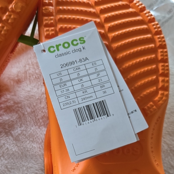 CROCS Kids Water Shoes - Vibrant Orange - Picture 2 of 6